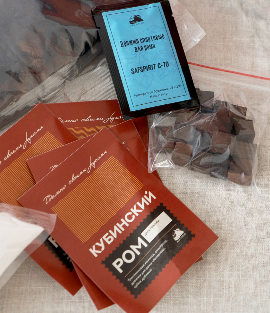 "Ром Кубинский" Набор для приготовления домашнего рома на мелассе
