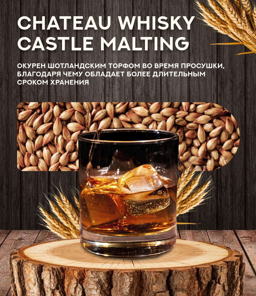 "СОЛОД CHATEAU WHISKY CASTLE MALTING", Бельгия